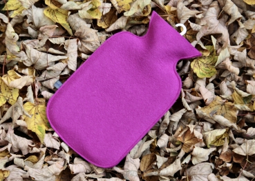 Filz-Wärmflasche Frostbeule in pink